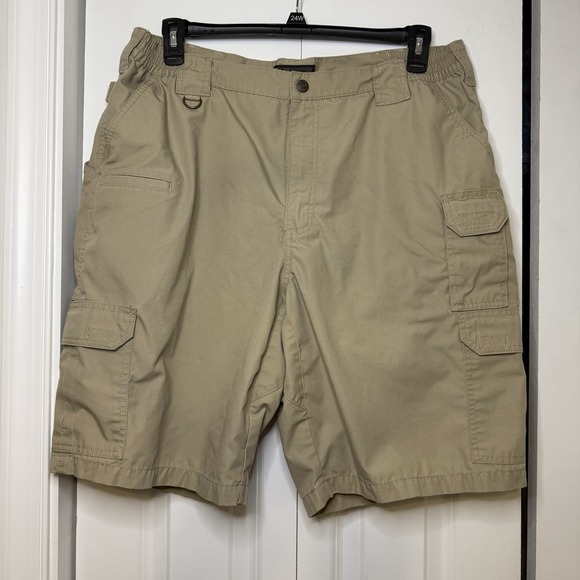511 Tactical Other - 511 Tactical Shorts Mens 40 Tan Cargo Pocket Elastic Waist 10 Inch Inseam Canvas
